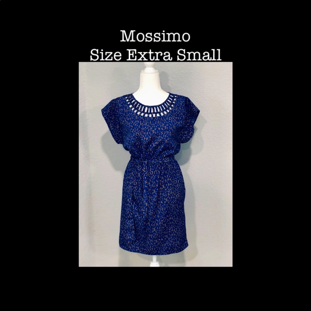 Mossimo • Royal Blue Speckled Sheath Dress • XS